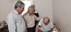 دیدار و عیادت از پیشکسوت انتظامی حسن نامدار فرد