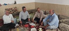 دیدار و سرکشی از پیشکسوت انتظامی غلامرضا مسیح گل