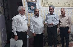 دیدار و سرکشی از پیشکسوت انتظامی محمد باغبان