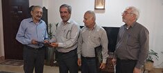 دیدار و سرکشی از پیشکسوت انتظامی علیرضا تقوی سیاهکل