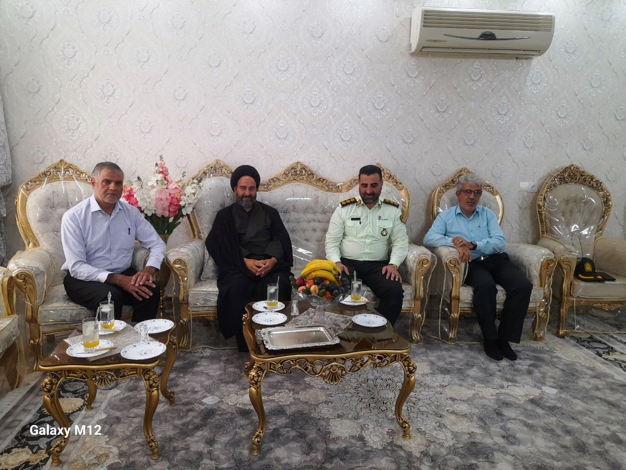 دیدار و ملاقات با ۸ نفر از اعضای وابسته شهرستان کاشان