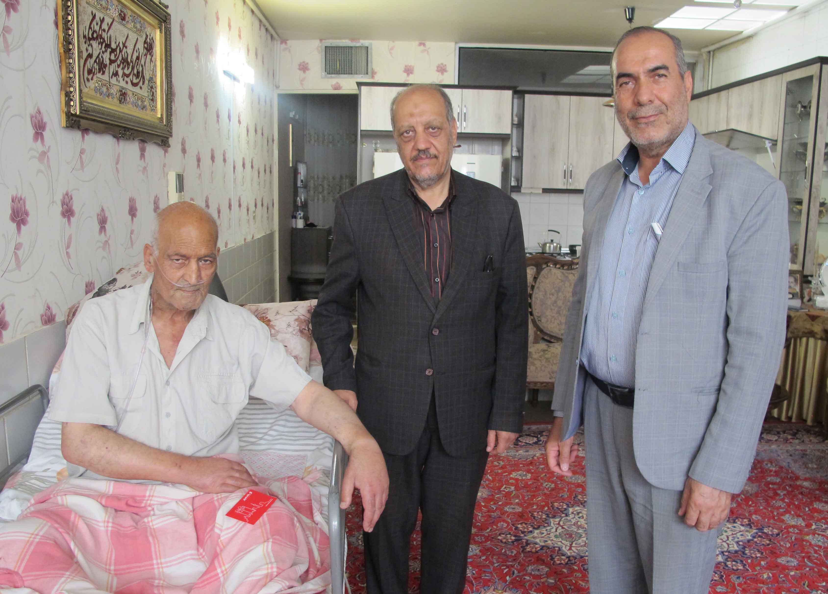 دیدار و سرکشی از 6 نفر پیشکسوت در شهرستان اراک