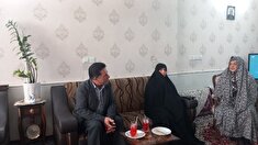 دیدار و سرکشی از ۳ نفر مستمری بگیر در شهرستان سمنان
