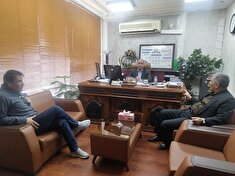 دیدار رئیس کانون بازنشستگان با مدیراعتبارات شعب بانک سپه استان