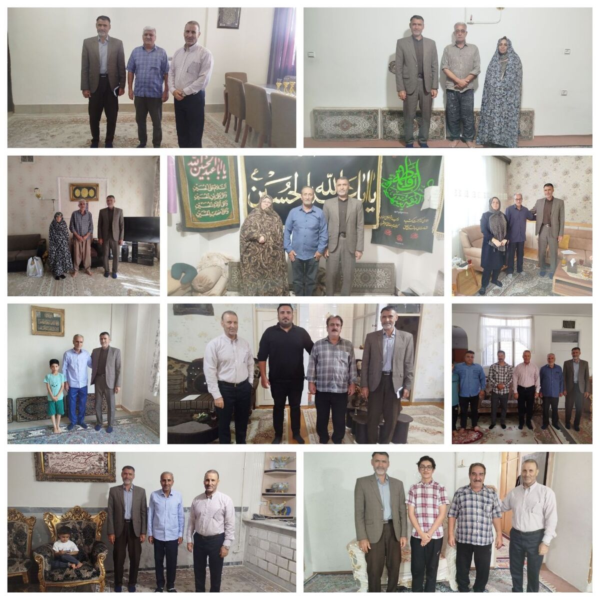 دیدار با ۱۰ پیشکسوت بازنشسته استان کرمانشاه