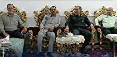 دیدار صمیمی فرمانده انتظامی شهرستان اردکان با بازنشسته جناب آقای حسن ثقفی