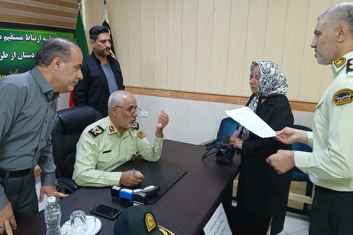 برگزاری جلسه ارتباط مستقیم با جانشین فرمانده انتظامی استان کردستان