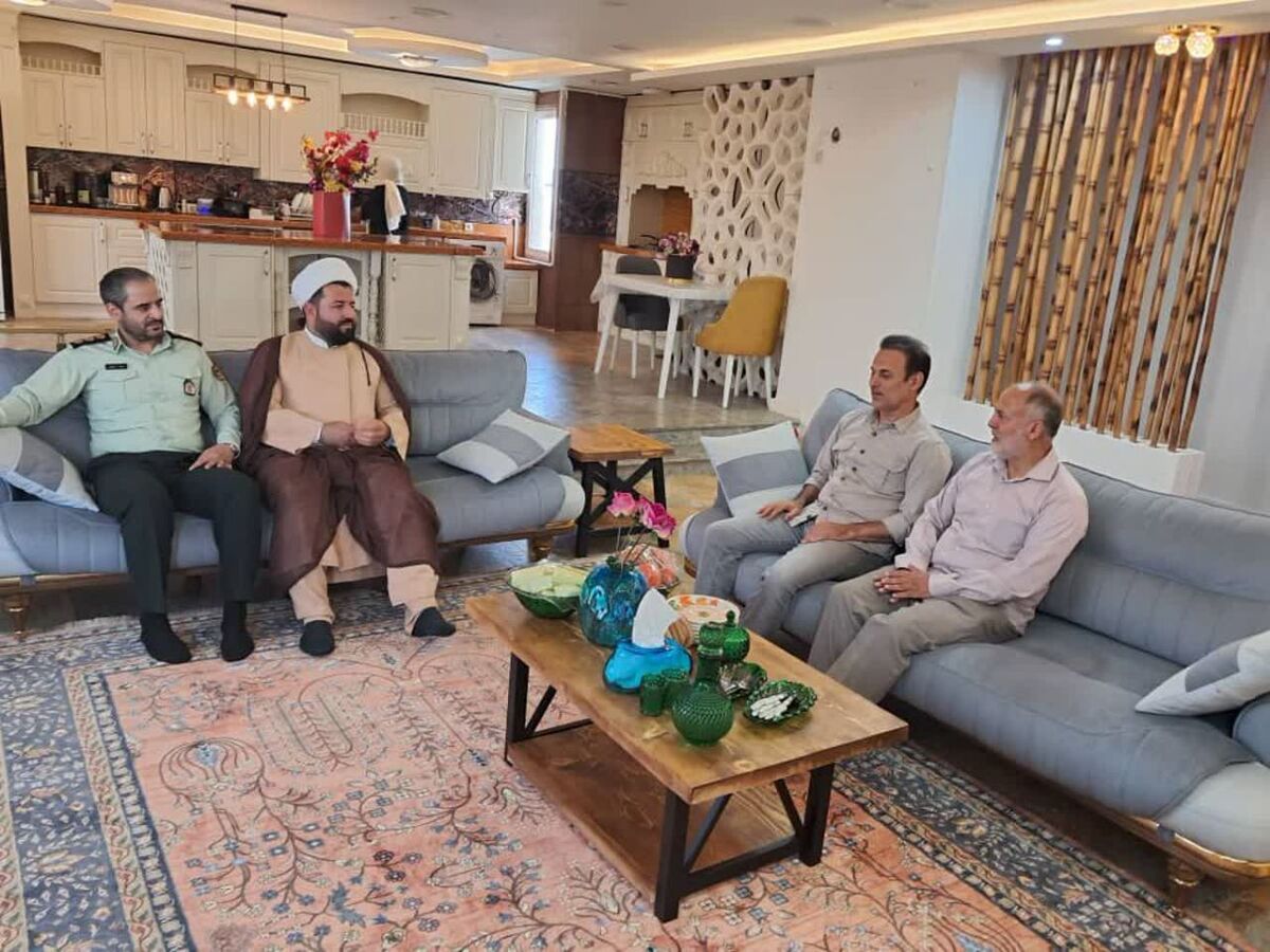 دیدار از پزشک بازنشسته سید فارس پژوهنده در شهرستان آبادان