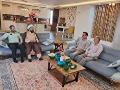دیدار از پزشک بازنشسته سید فارس پژوهنده در شهرستان آبادان