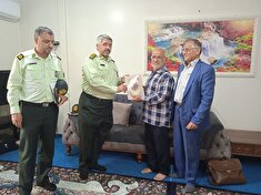 عیادت از پیشکسوت بازنشسته بهرام غلامی در شهرستان سوادکوه شمالی