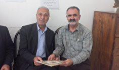 دیدار با پیشکسوت انتظامی آیت باقری ملردی در شهرستان آمل