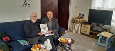 دیدار از  پیشکسوت انتظامی علیرضا قادری احمدی در شهرستان بابلسر