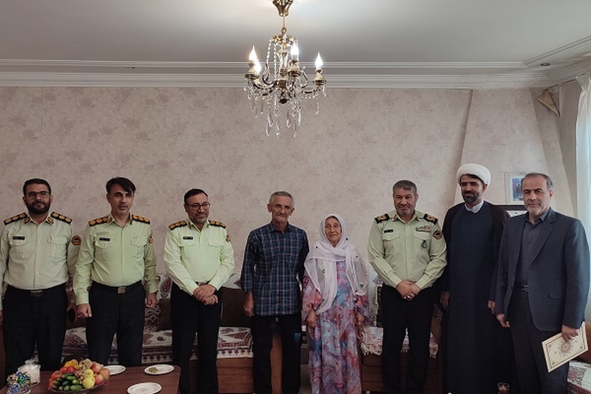 دیدار فرمانده انتظامی استان با پیشکسوت بازنشسته همایون کبیرکوه