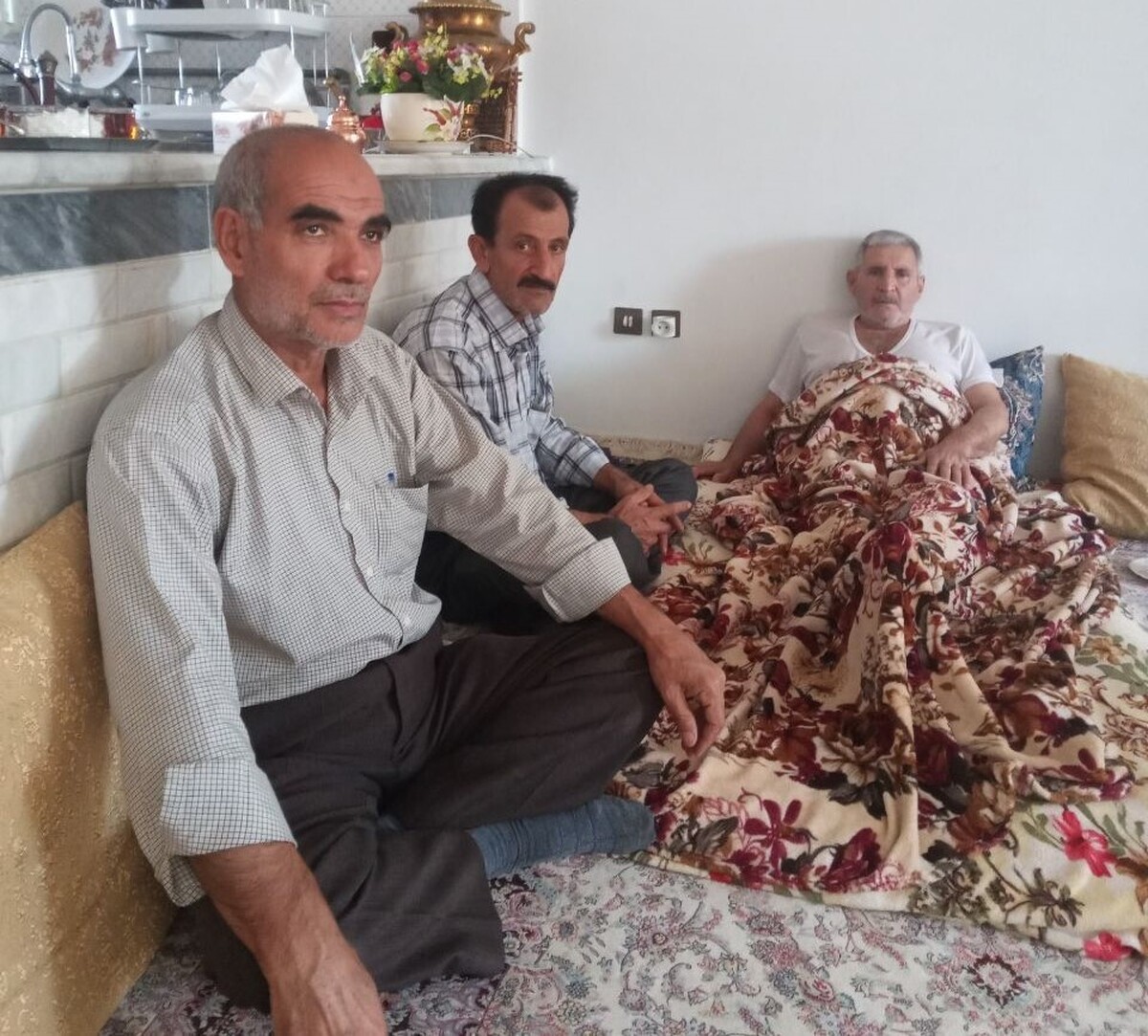 عیادت از بیماران پیشکسوت بستری در بیمارستان عارفیان استان آذربایجان غربی