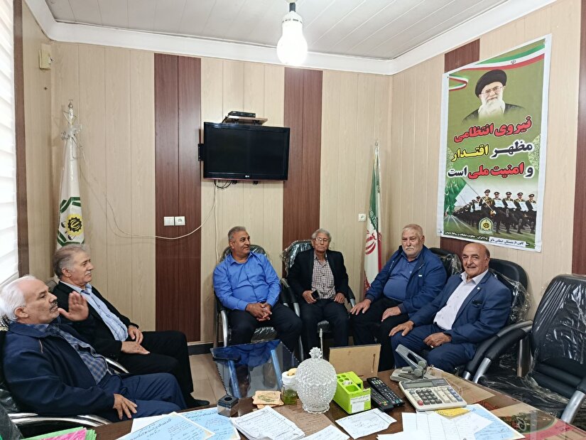 برگزاری جلسه تعاملی رئیس دفترکانون با رئیس کلانتری ۱۲ شهرستان ماکو