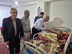 ملاقات با ۲ پیشکسوت انتظامی در بستر بیماری