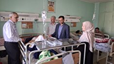 ملاقات با سه نفر بیمار بستری در بیمارستان های بهمن و آیت الله موسوی زنجان