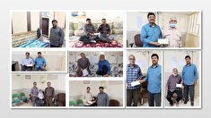 دیدار مسئول دفتر نمایندگی شهرستان زابل با ۹ پیشکسوت بازنشسته