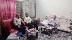 دیدار جانشین فرمانده انتظامی شهرستان لنجان (زرین شهر) با ۵ نفر از اعضاء وابسته