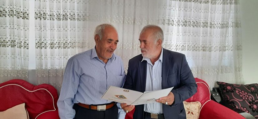 دیدار رئیس کانون بازنشستگان استان آذربایجان غربی با ۴ پیشکسوت بازنشسته