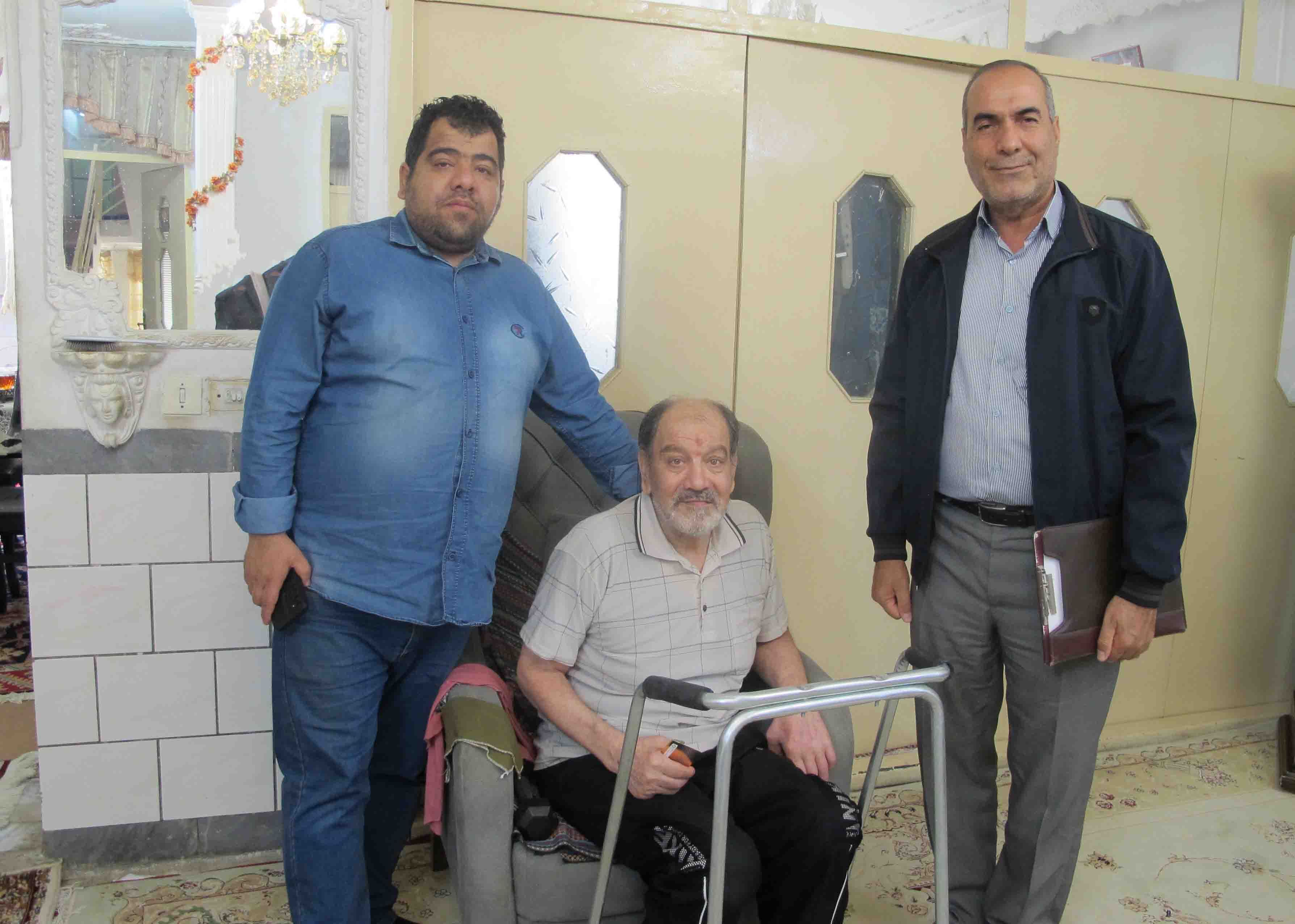 دیدار و سرکشی از 4 نفر پیشکسوتان شهرستان شازند (شهر مهاجران)