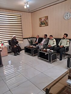 دیدار رئیس کانون بازنشستگان انتظامی استان ایلام با رئیس عقیدتی سیاسی فرماندهی انتظامی استان ایلام