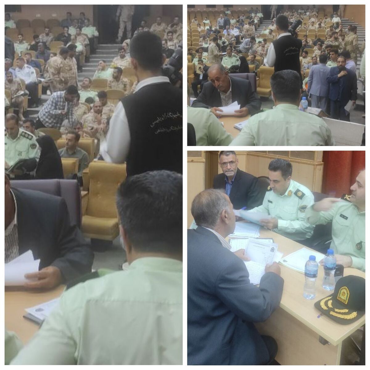 حضور رئیس کانون بازنشستگان انتظامی استان کرمانشاه در جلسه میز خدمت فرماندهی انتظامی استان کرمانشاه