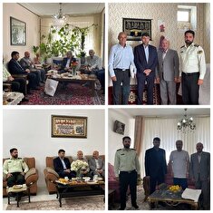 دیدار با ۴ پیشکسوت انتظامی شهرستان بجنورد