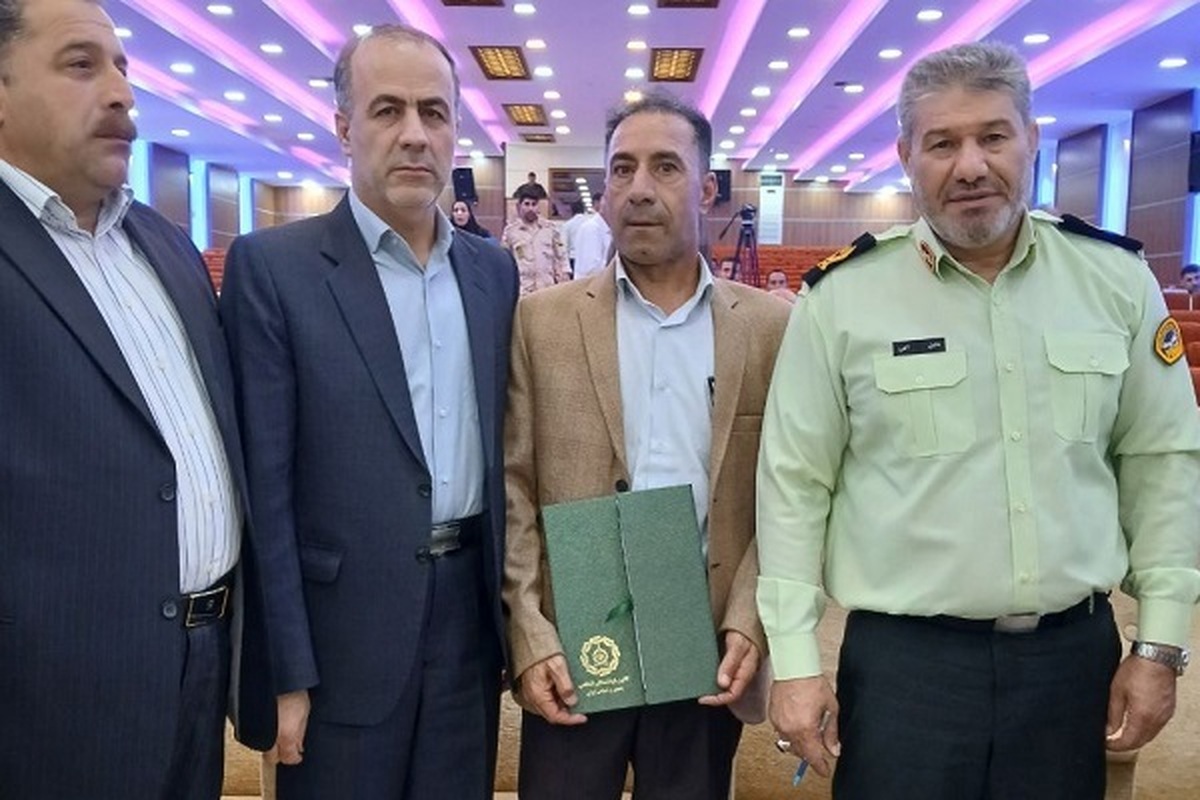 تقدیر و تجلیل از پیشکسوت ورزشکار بابا رسول رستمی