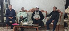 دیدار فرمانده انتظامی شهرستان شاهیندژ با  پیشکسوت بازنشسته مهدی جوادی