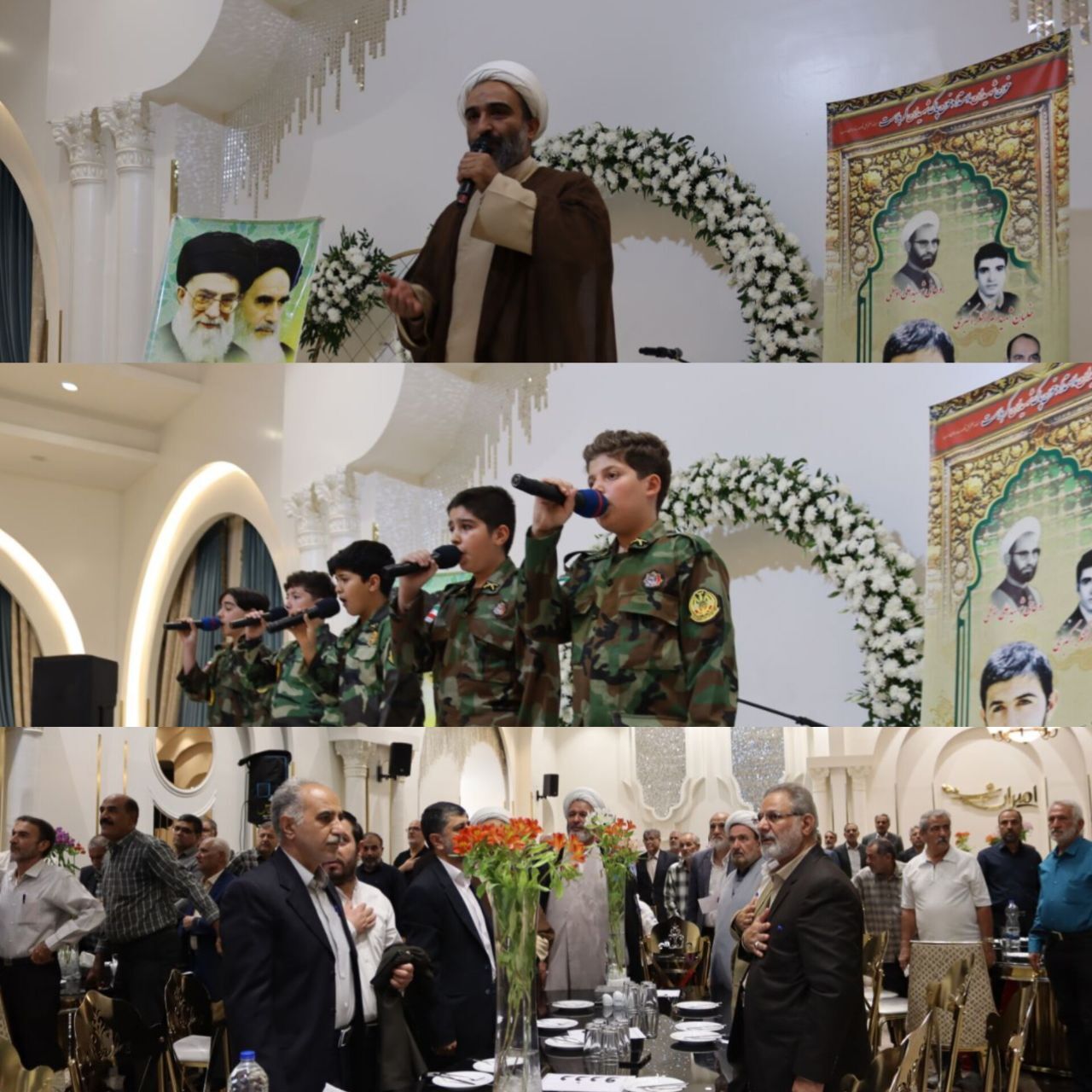 ضیافت خانوادگی بمناسبت هفته دفاع مقدس با حضور پیشکسوتان نیروهای مسلح به همراه 100خانواده برگزار شد.