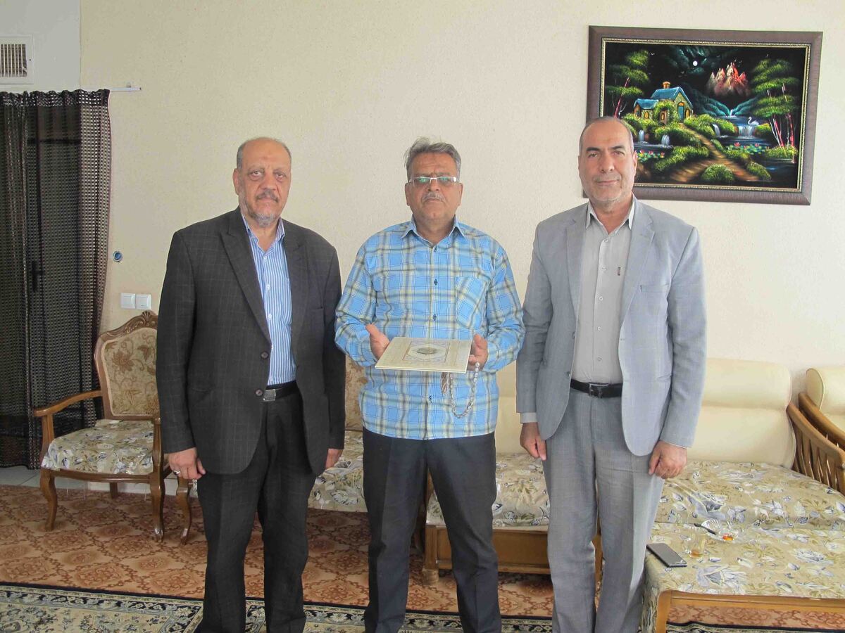 دیدار رئیس کانون بازنشستگان استان مرکزی با ۳ نفر از پیشکسوتان