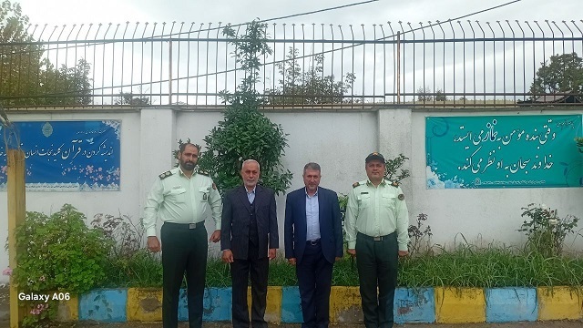 دیدار و نشست صمیمی فرمانده انتظامی شهرستان خمام با پیشکسوت شهرستان