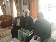دیدار با ۴ نفر از پیشکسوتان درشهرستان مشهد مقدس