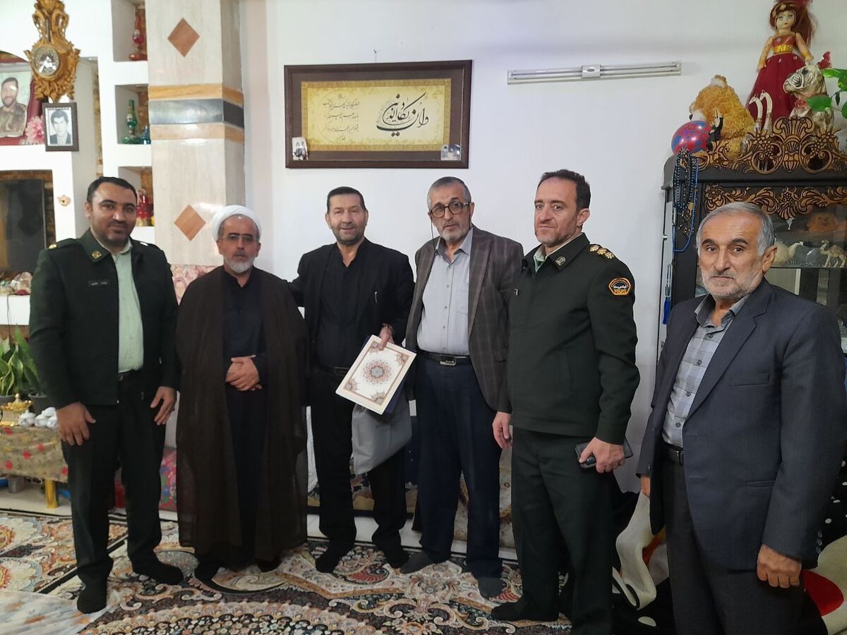 دیدار باپیشکسوت انتظامی محمد رضا عباسی در شهرستان محمودآباد