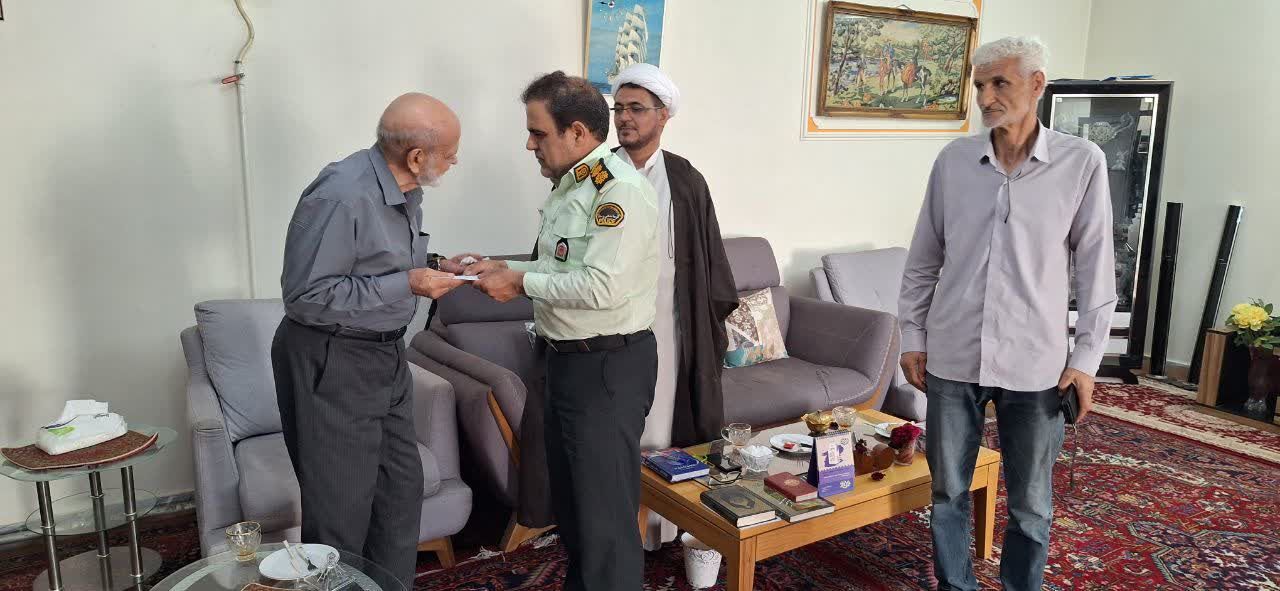 دیدار و عیادت از سرتیپ بازنشسته محمد کمالی در شهرستان مرند