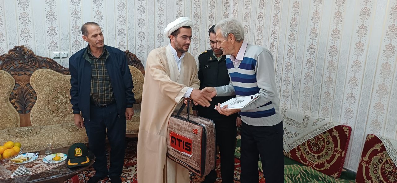 دیدار از بازنشسته جعفر ملکی هرگلان در منزل در شهرستان آذرشهر