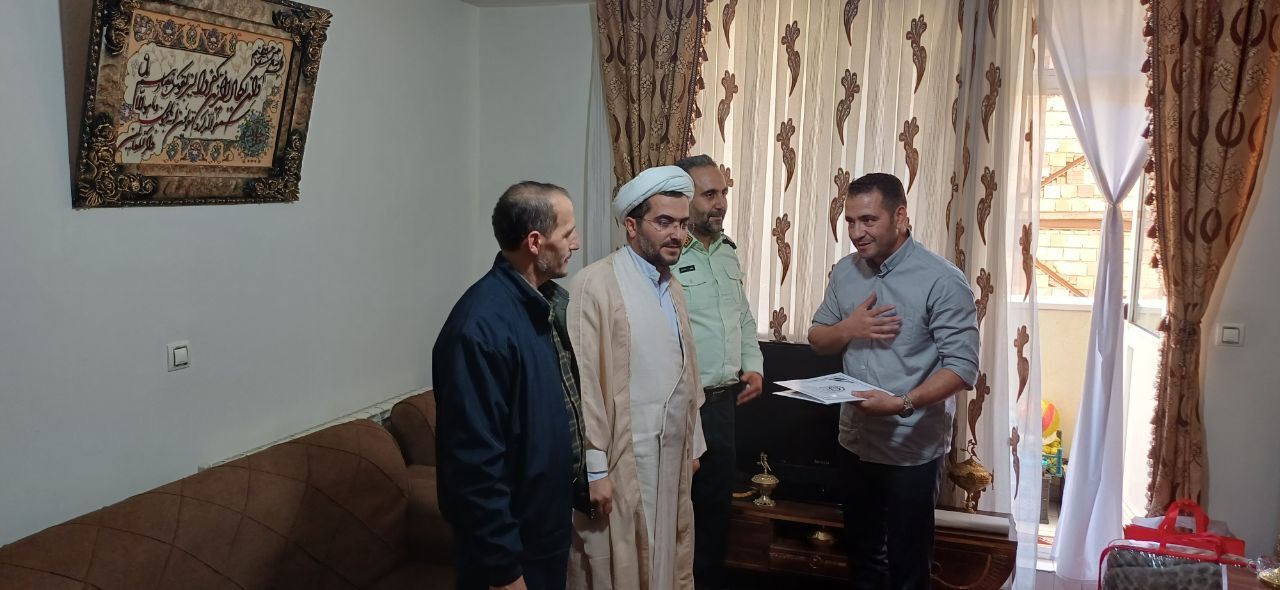 دیدار با بازنشسته امین پورعلی در منزل در شهرستان آذرشهر