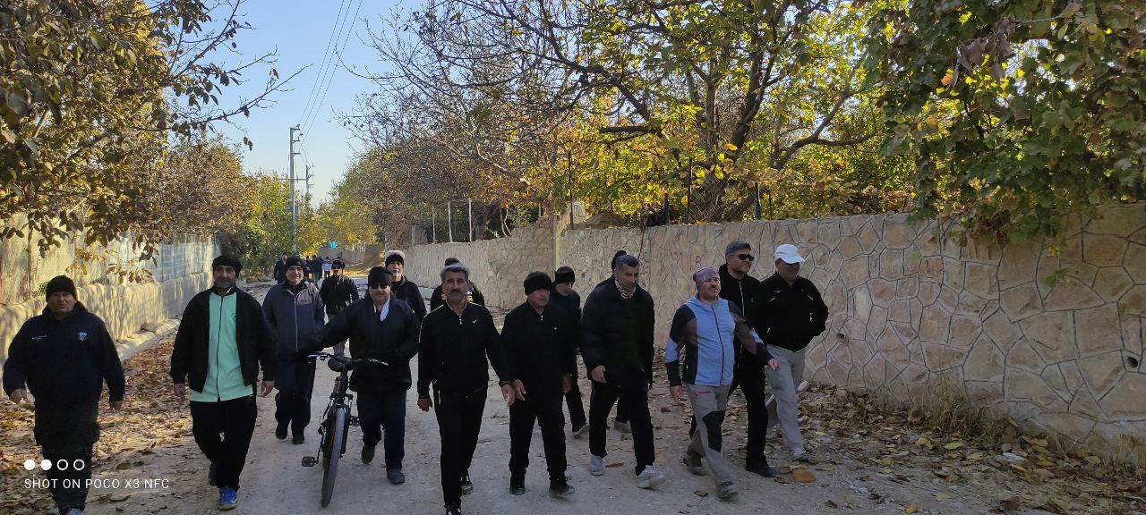 برگزاری پیاده روی پیشکسوتان انتظامی شهرستان بجنورد