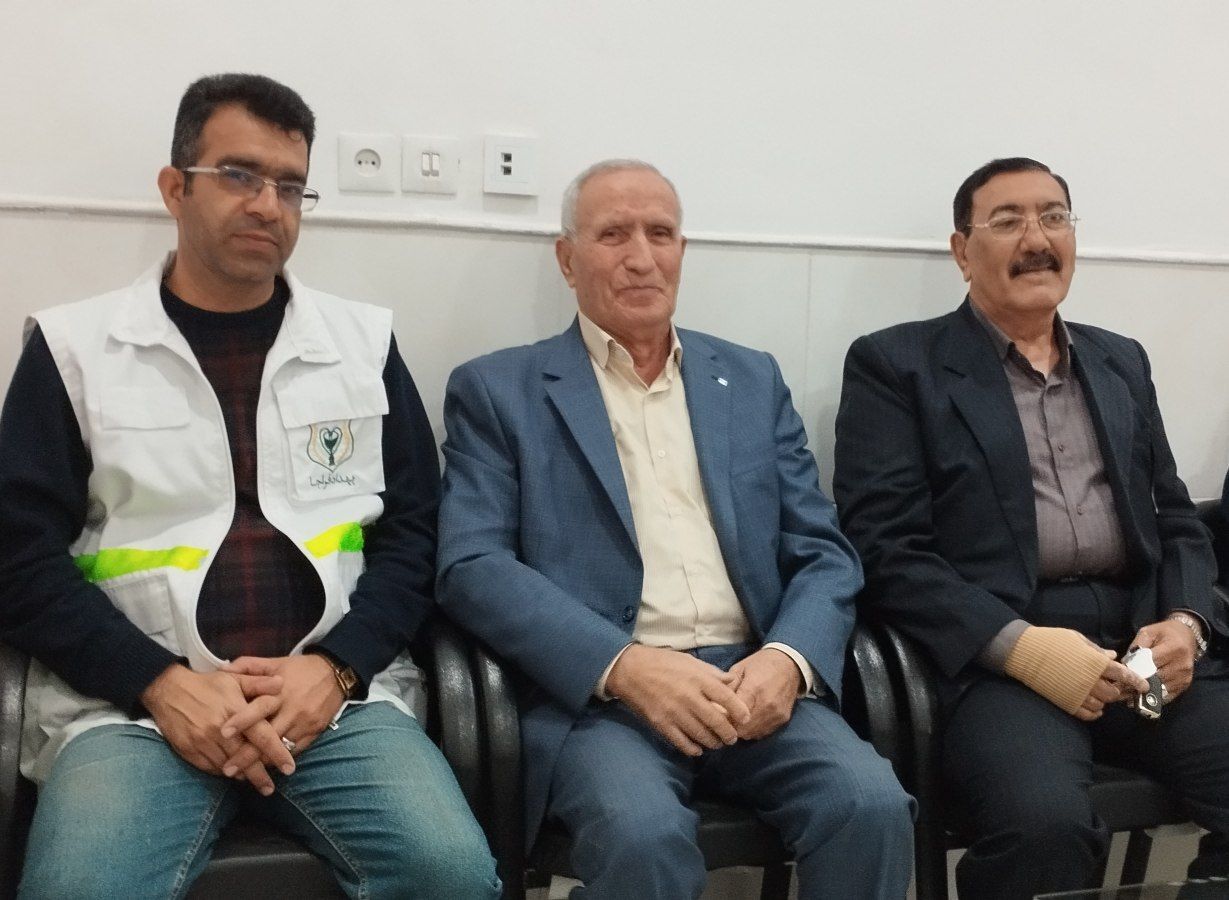 پایش سلامت پیشکسوتان انتظامی کاشان با همکاری بهداری انتظامی