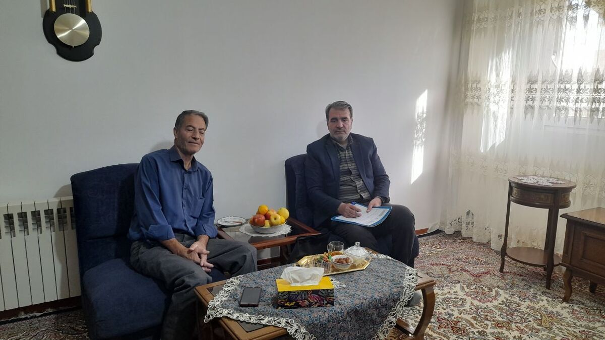 دیدار با بازنشسته علیرضا محمدزاده چوینلی در گلبهار