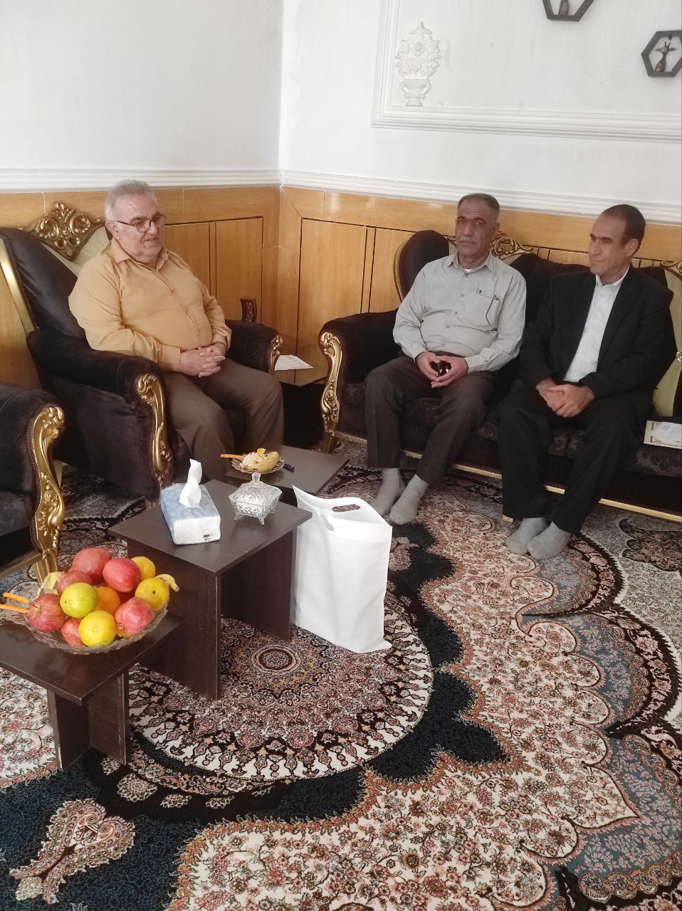 دیدار با 3 نفر از بازنشستگان شهرستان ایذه