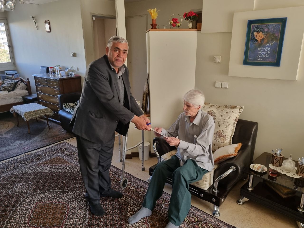 دیدار با ۱۲ نفر از بازنشستگان شهرستان تبریز