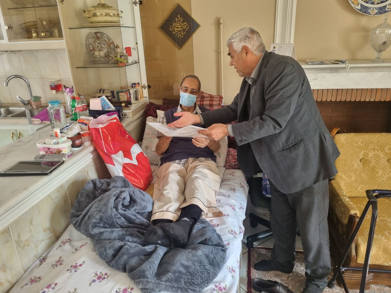 دیدار با ۱۲ نفر از بازنشستگان شهرستان تبریز