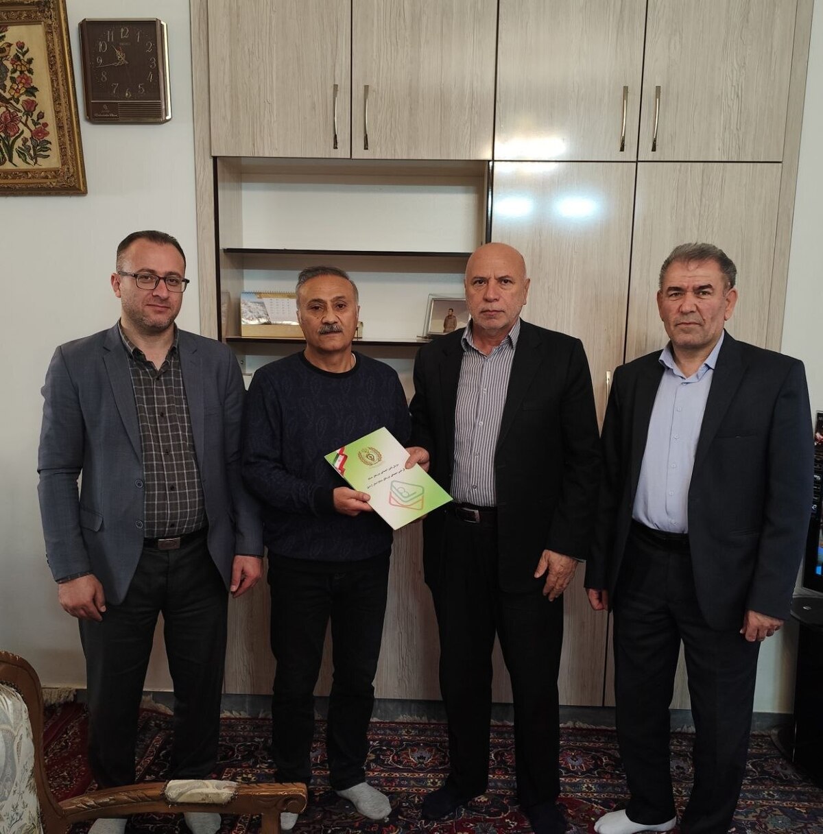 دیدار با ۷  بازنشسته و مستمری بگیر استان اردبیل