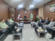دیدار رئیس کانون بازنشستگان با فرمانده انتظامی استان کهگیلویه و بویراحمد