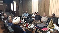 دیدار فرمانده انتظامی شهرستان گچساران با پیشکسوتان بازنشسته