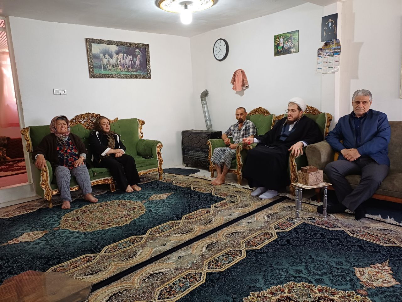 دیدار با مستمری بگیر شهرستان رودبار