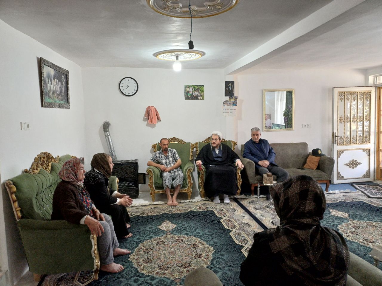 دیدار با مستمری بگیر شهرستان رودبار