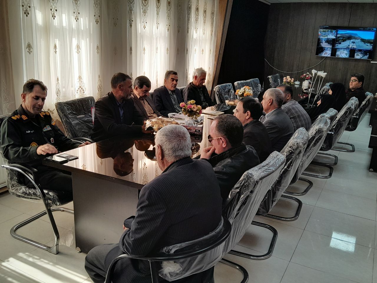 دیدار با ۱۰پیشکسوت بازنشسته ومستمری بگیر شهرستان سنقر